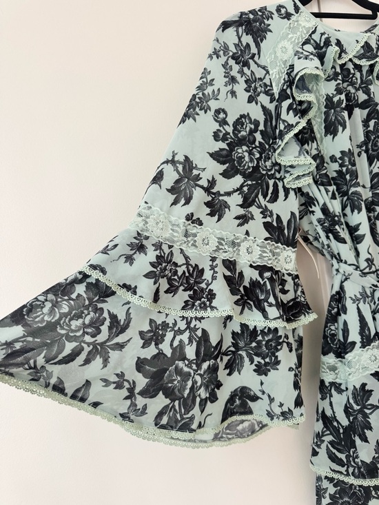 Anthropologie BHLDN Camila Kimono -Sleeve-Chiffon Mini Dress, Size M - Picture 6 of 15